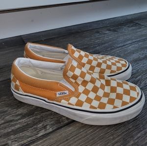7.5 Womens Slip-on Vans ORANGE